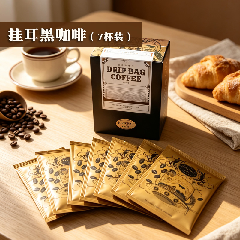 挂耳咖啡 中深烘焙香醇美式 0糖低卡手挂耳咖啡 7片